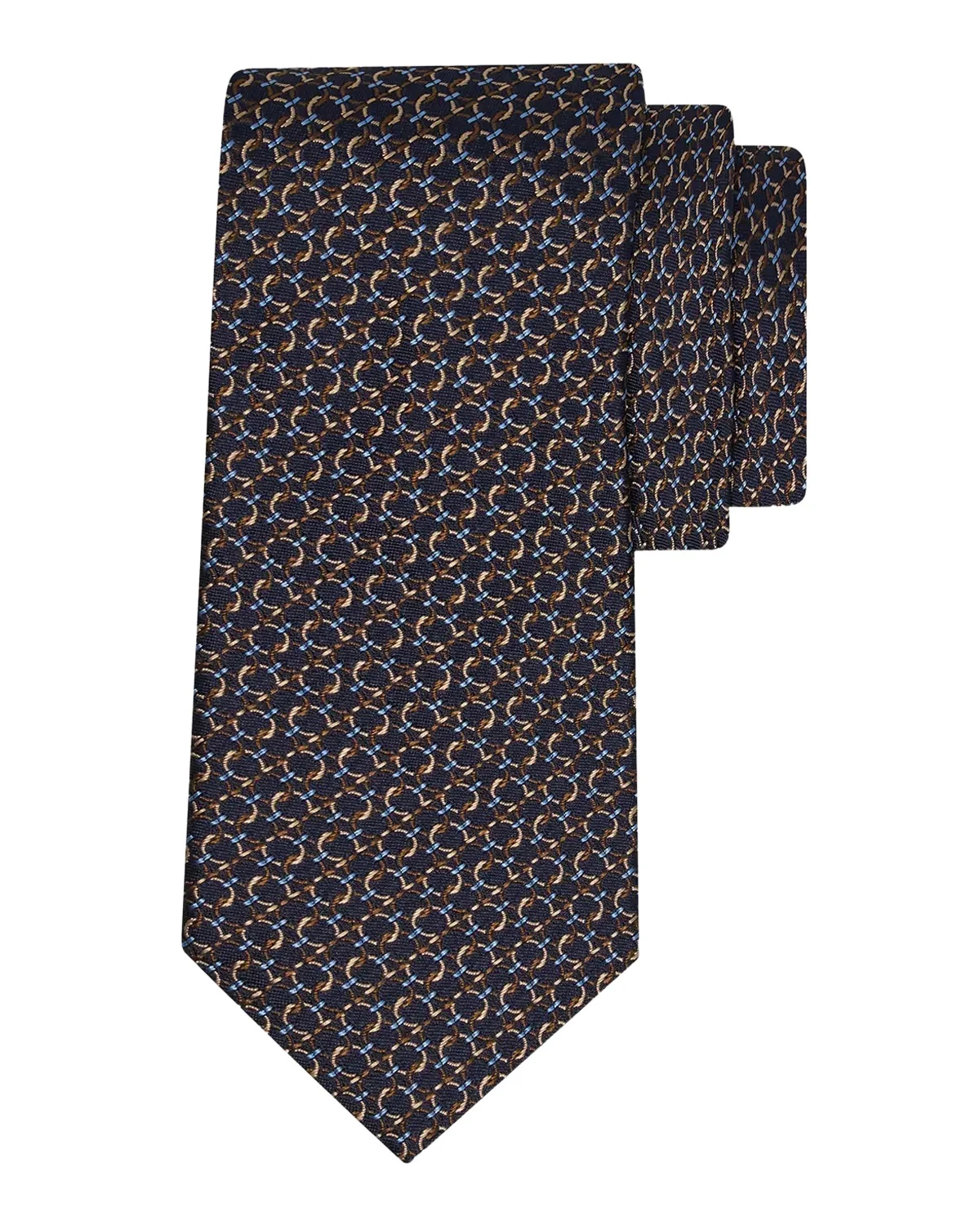 Men's Gancini Silk Jacquard Tie Men's Gancini Silk Jacquard Tie