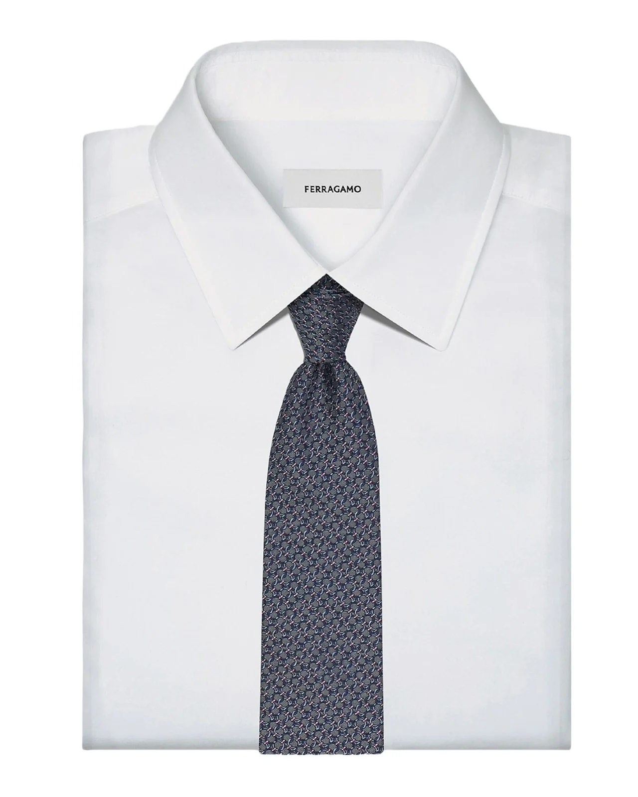Men's Gancini Silk Jacquard Tie Men's Gancini Silk Jacquard Tie