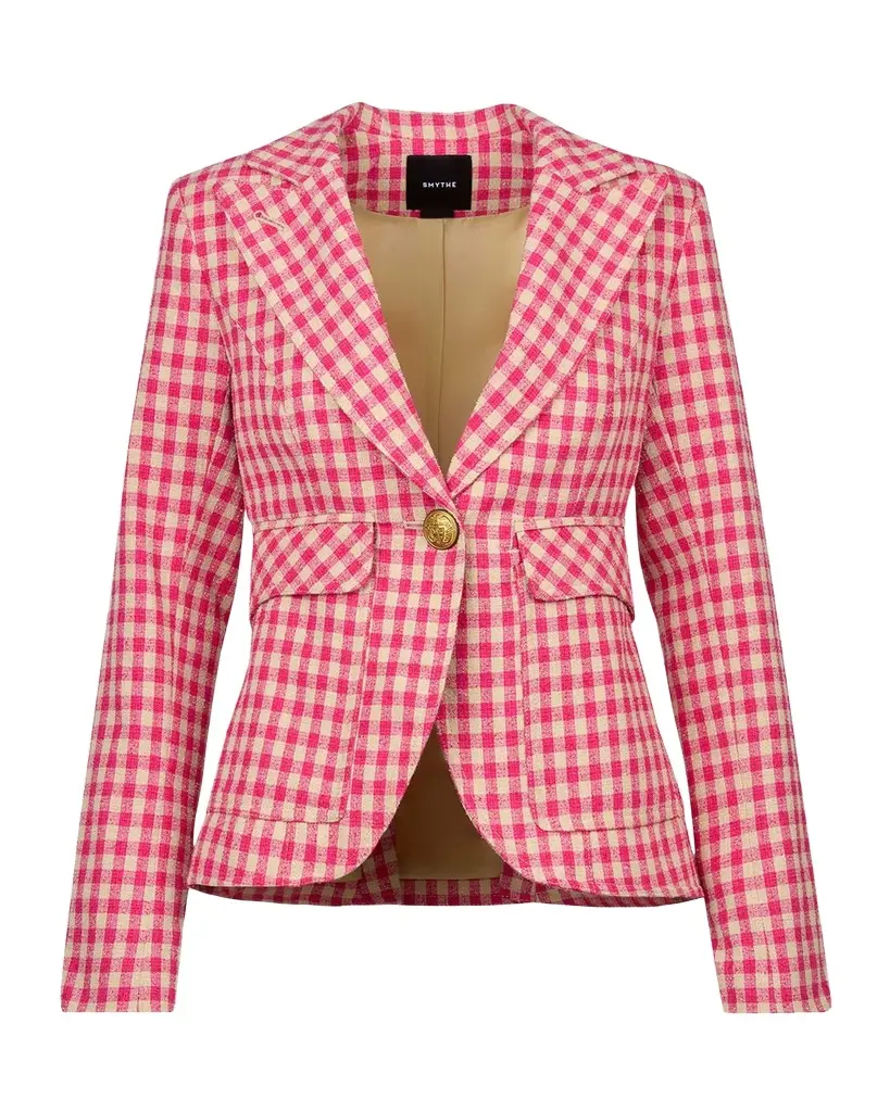 Smythe Gingham Tailored Patch Pocket Blazer | Image 1 Smythe Gingham Tailored Patch Pocket Blazer | Image 1