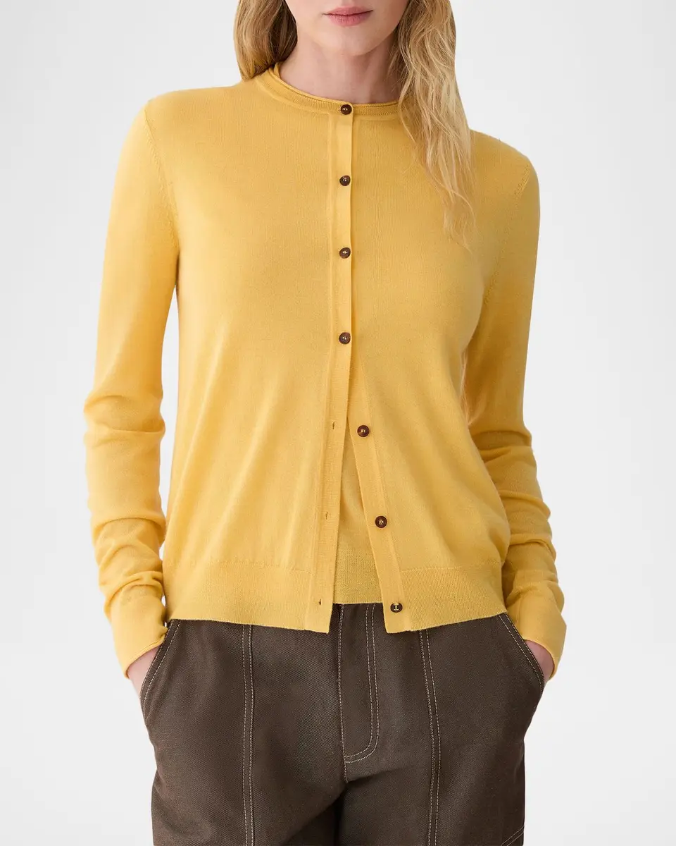 Lafayette 148 New York Button-Down Crewneck Cashmere Cardigan | Thumbnail 3 Lafayette 148 New York Button-Down Crewneck Cashmere Cardigan | Thumbnail 3