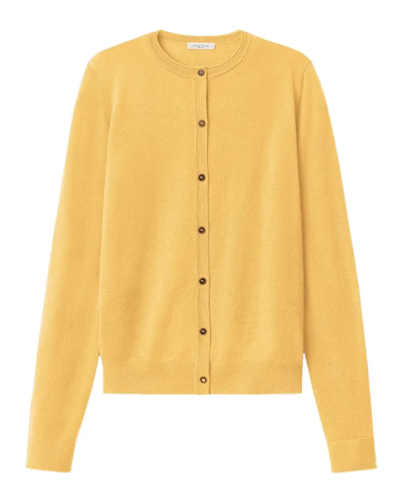 Lafayette 148 New York Button-Down Crewneck Cashmere Cardigan | Image 1 Lafayette 148 New York Button-Down Crewneck Cashmere Cardigan | Image 1