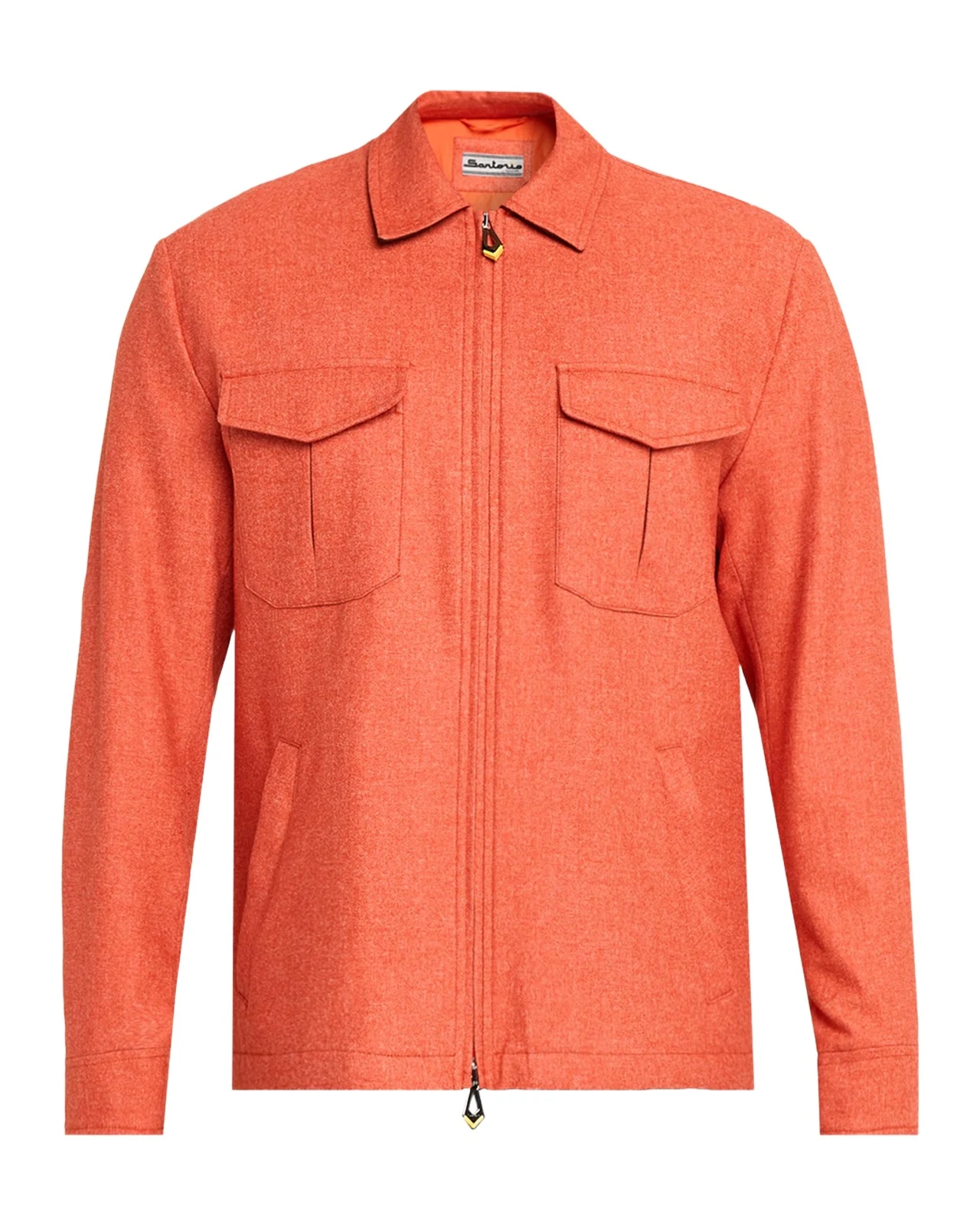 Men's Cotton Houndstooth Full-Zip Blouson Men's Cotton Houndstooth Full-Zip Blouson