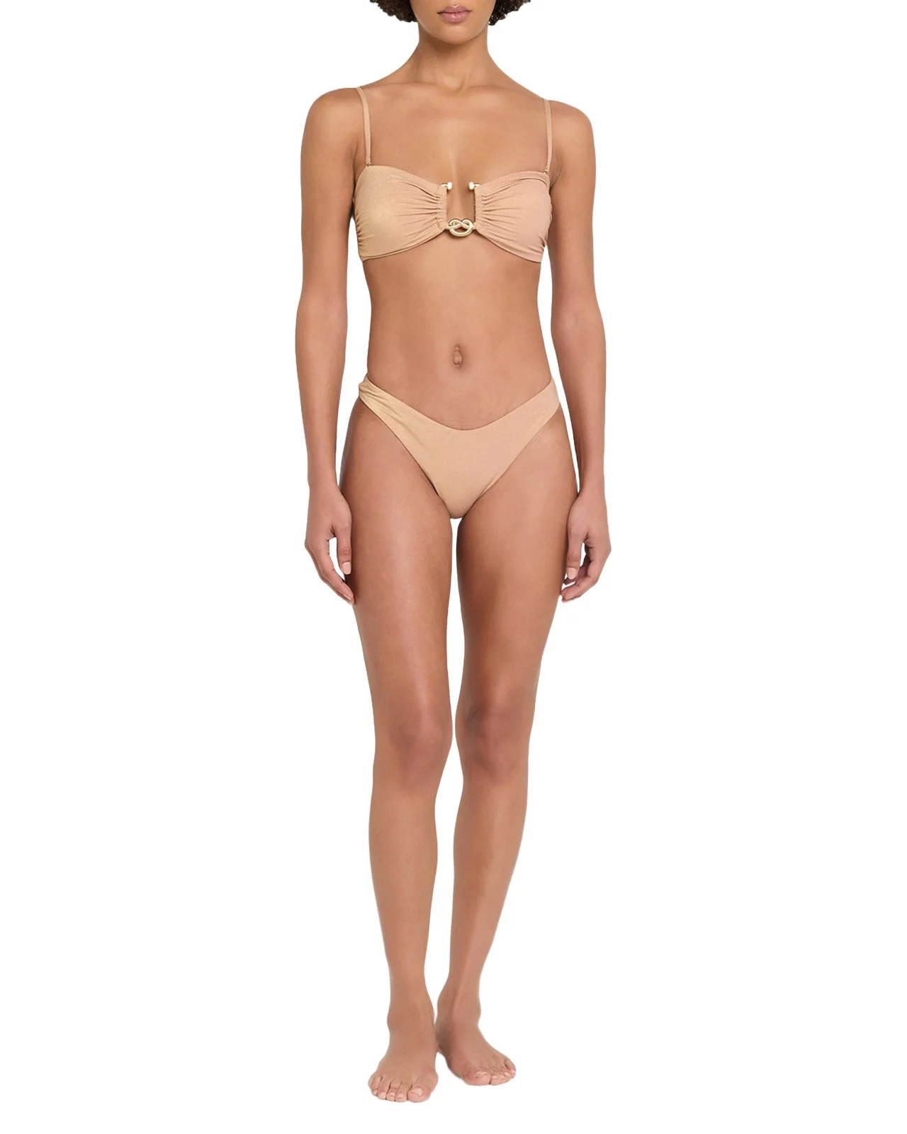 Zimmermann Solstice Metallic Two-Piece Swimsuit