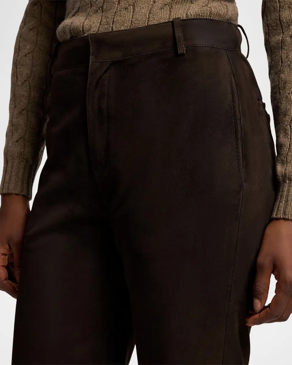 Ralph Lauren Collection Keegan Lamb-Suede Pants | Thumbnail 5 Ralph Lauren Collection Keegan Lamb-Suede Pants | Thumbnail 5