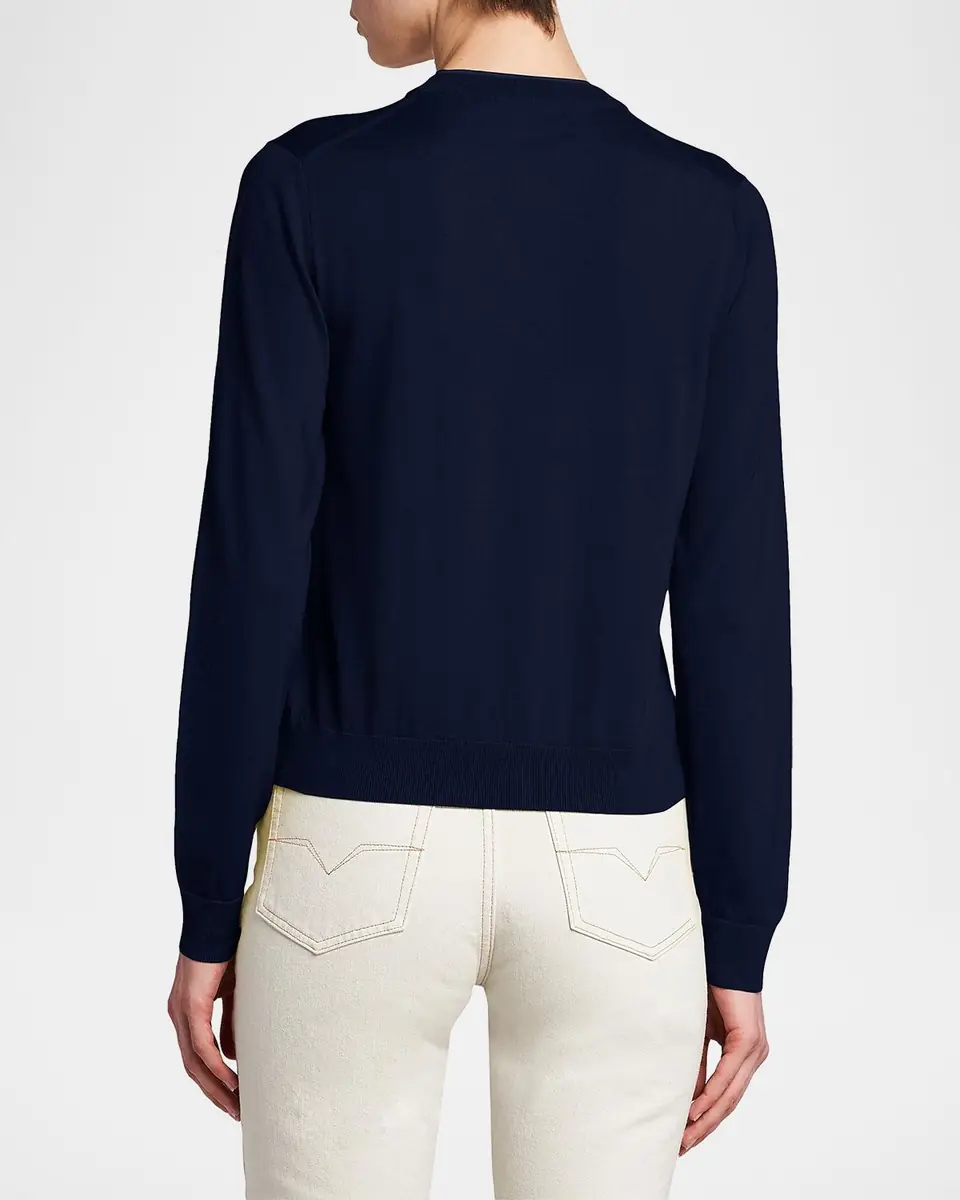 Versace Fine Wool Cardigan | Thumbnail 2 Versace Fine Wool Cardigan | Thumbnail 2