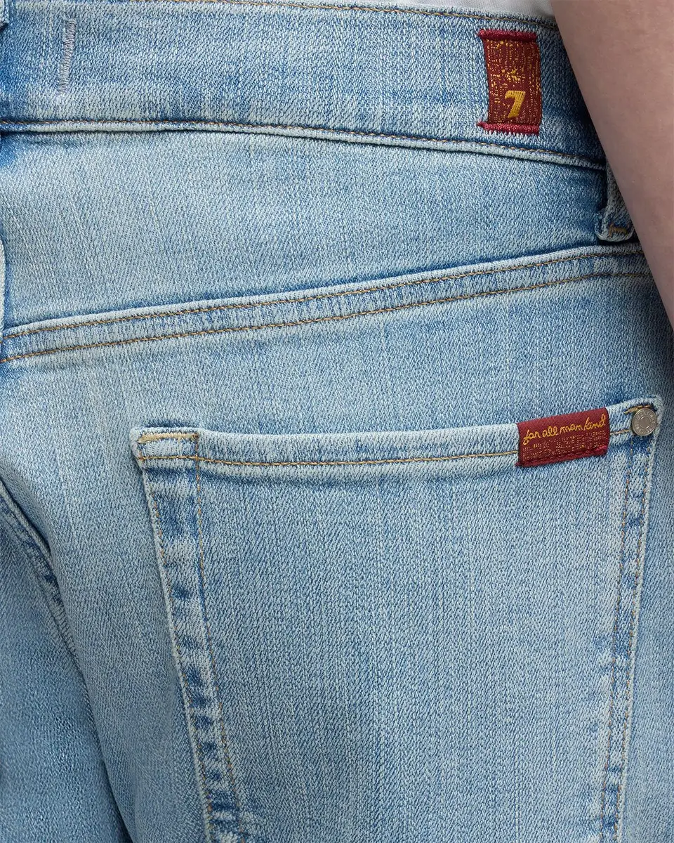 7 For All Mankind Men's The Straight Light-Wash Denim Jeans | Thumbnail 5