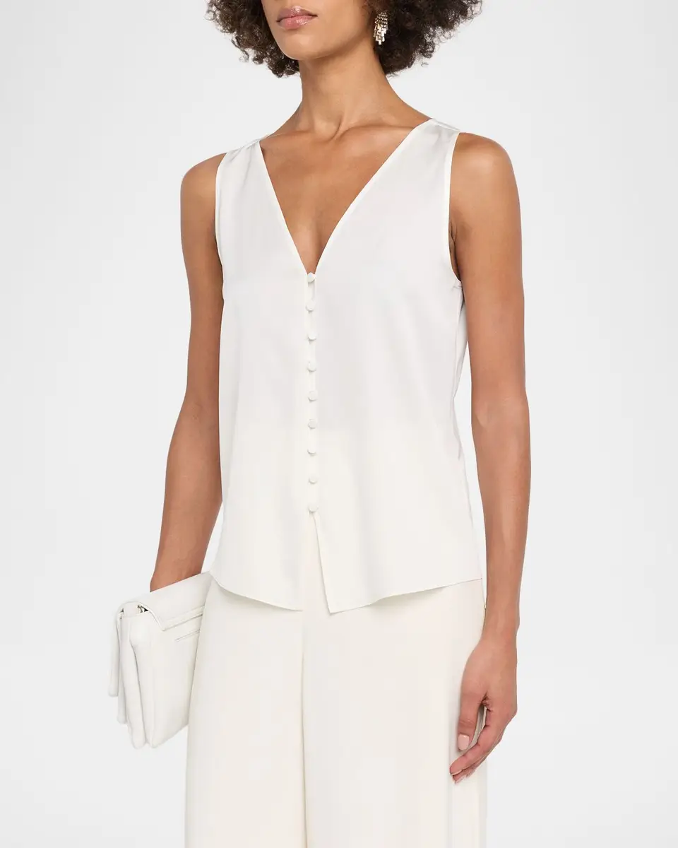 Kobi Halperin Colette Silk-Blend Sleeveless Blouse | Thumbnail 4 Kobi Halperin Colette Silk-Blend Sleeveless Blouse | Thumbnail 4