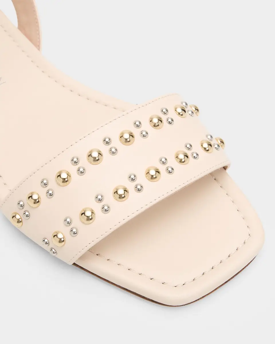 Stuart Weitzman Perry Embellished Leather Flat Sandals | Thumbnail 5 Stuart Weitzman Perry Embellished Leather Flat Sandals | Thumbnail 5