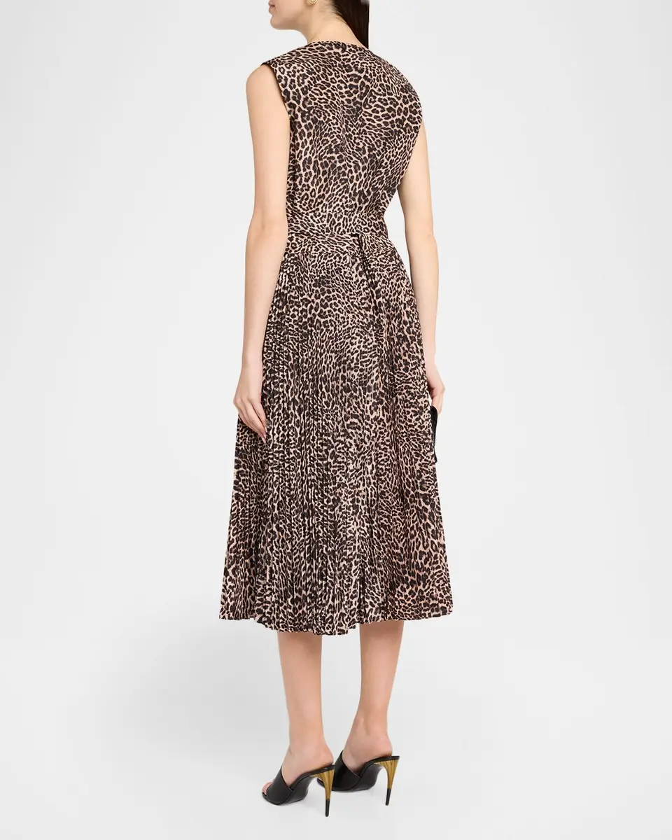 Kobi Halperin Stella Leopard-Print Midi Dress | Thumbnail 3