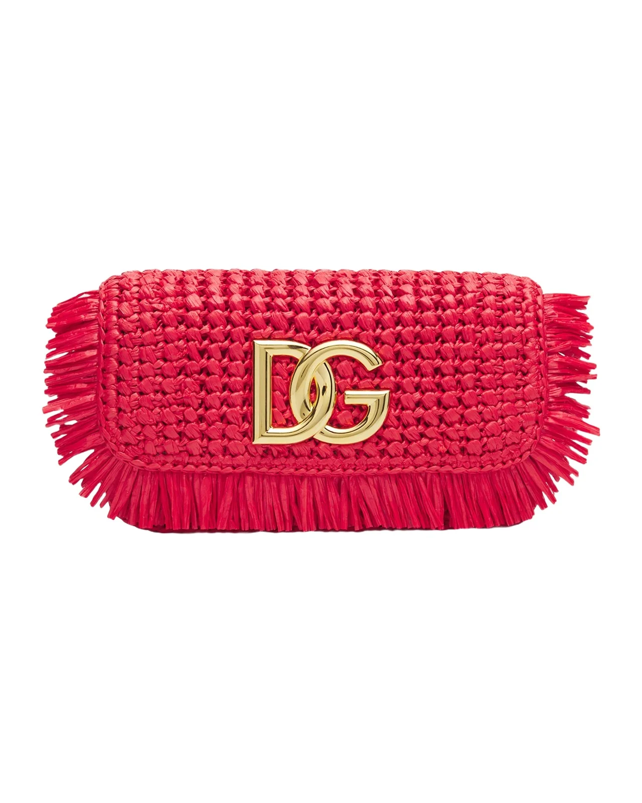 Fringe-Trim Crochet Clutch Bag Fringe-Trim Crochet Clutch Bag