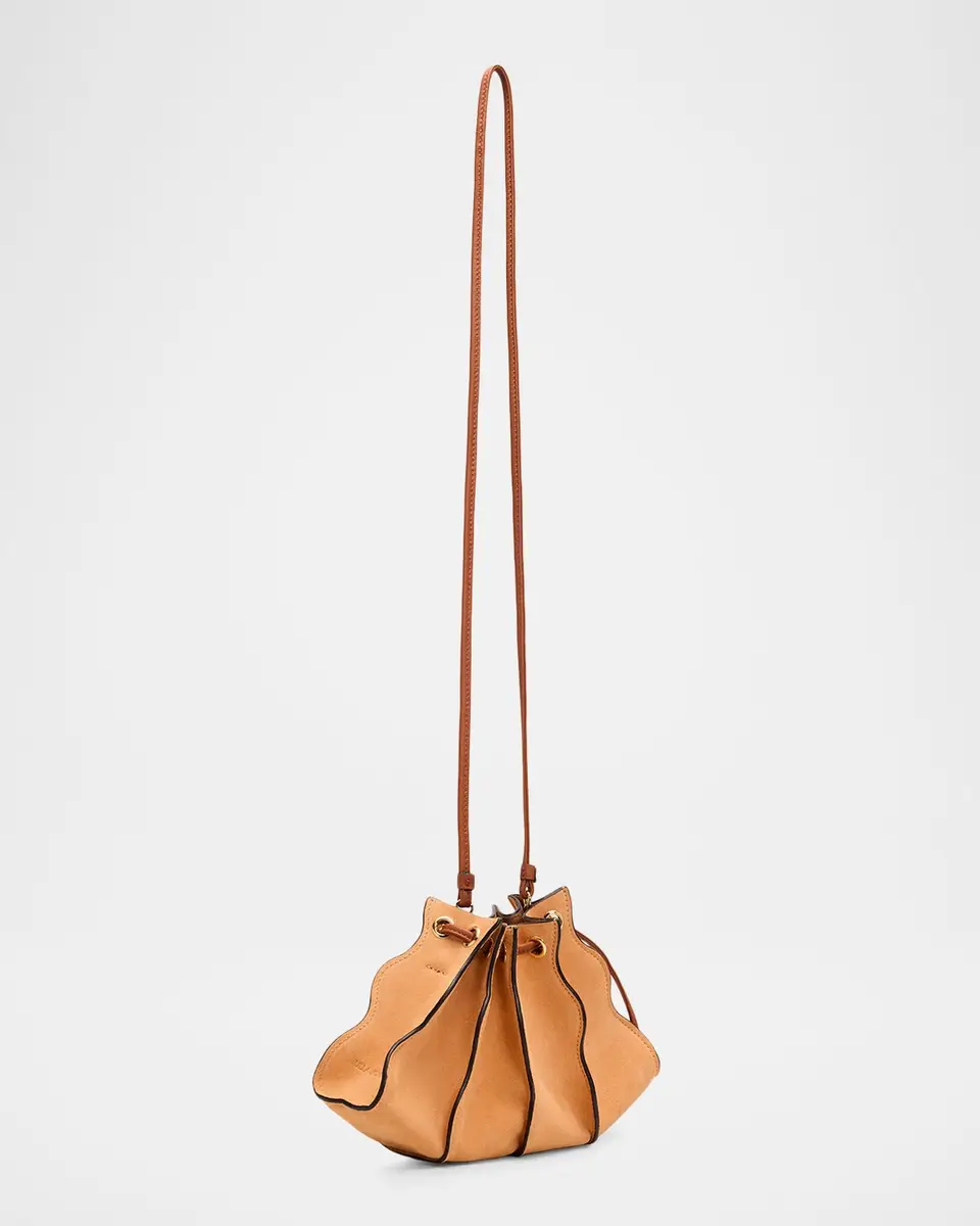 Ulla Johnson Adria Small Wavy Suede Crossbody Bag | Thumbnail 3 Ulla Johnson Adria Small Wavy Suede Crossbody Bag | Thumbnail 3