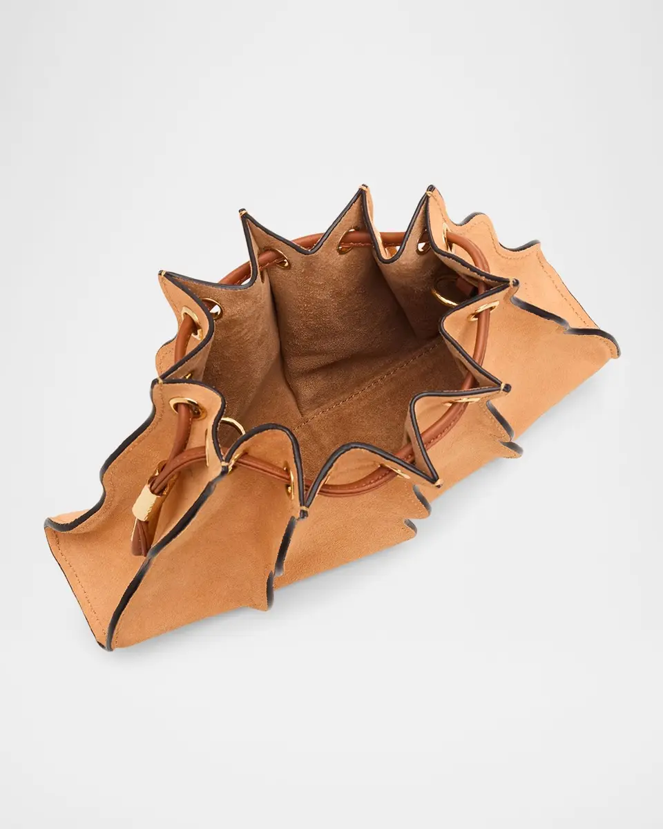 Ulla Johnson Adria Small Wavy Suede Crossbody Bag | Thumbnail 4 Ulla Johnson Adria Small Wavy Suede Crossbody Bag | Thumbnail 4