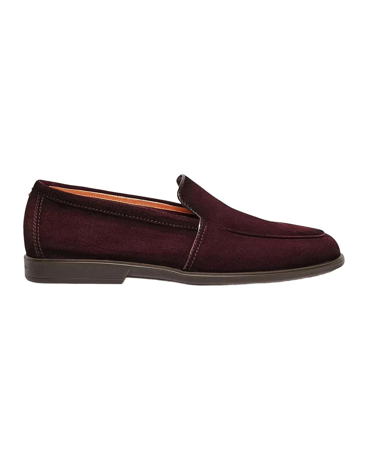 Santoni Men's Malibu Suede Apron-Toe Loafers