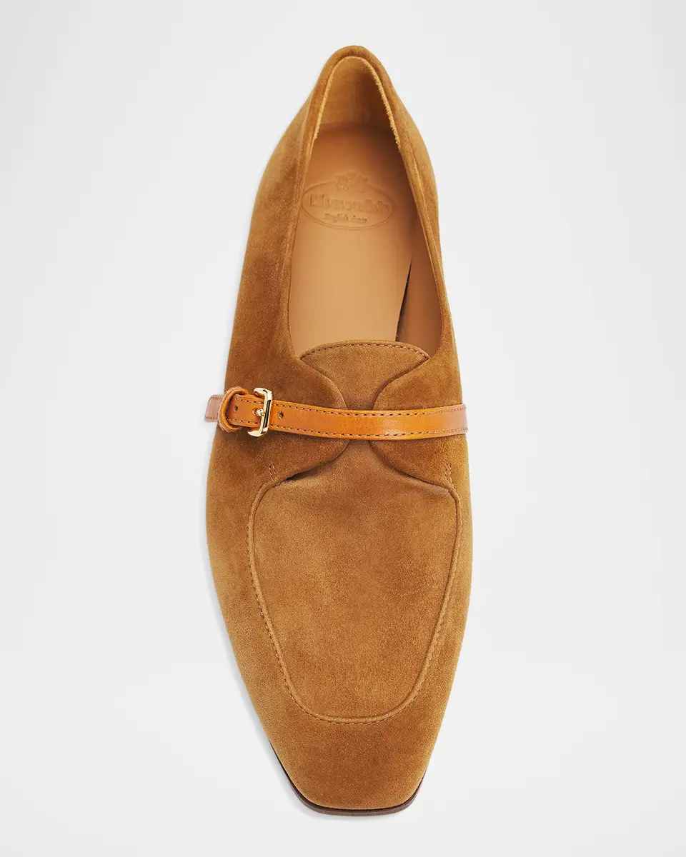 Church's Sienna Buckle Strap Suede Loafers | Thumbnail 3