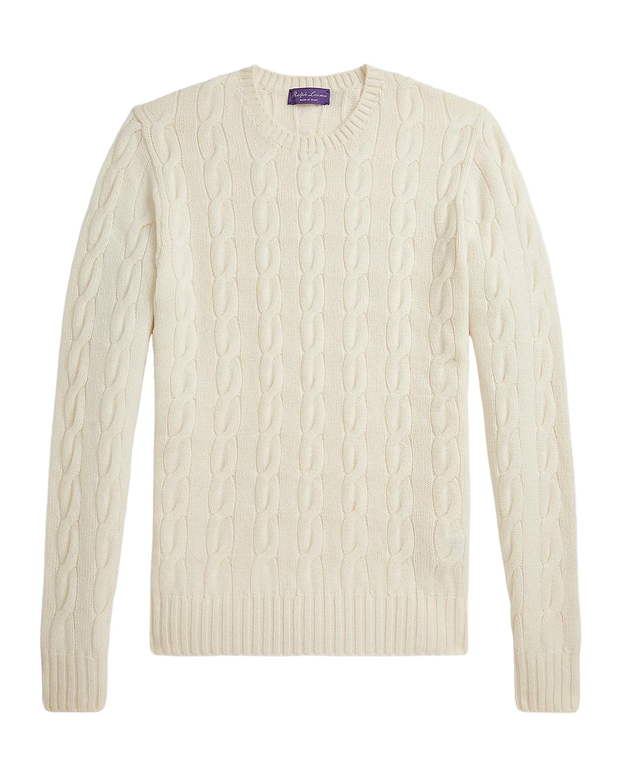 Men's Cable-Knit Cashmere Sweater Men's Cable-Knit Cashmere Sweater
