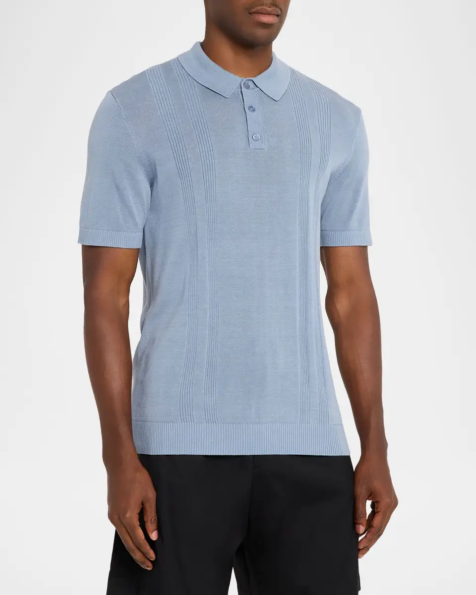 Onia Rib-Knit Polo Shirt | Thumbnail 4 Onia Rib-Knit Polo Shirt | Thumbnail 4
