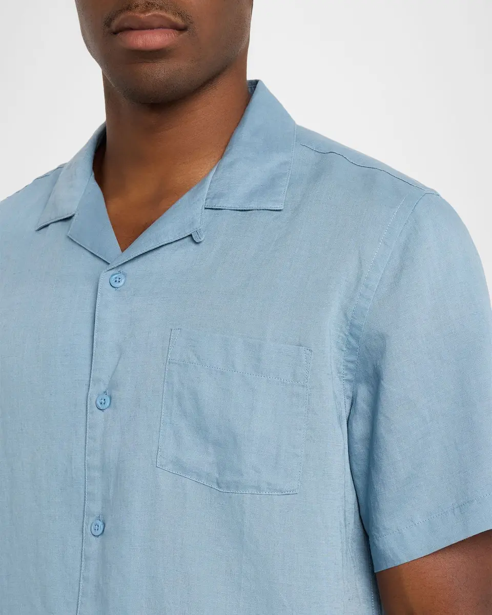 Onia Air Linen-Blend Camp Shirt | Thumbnail 5