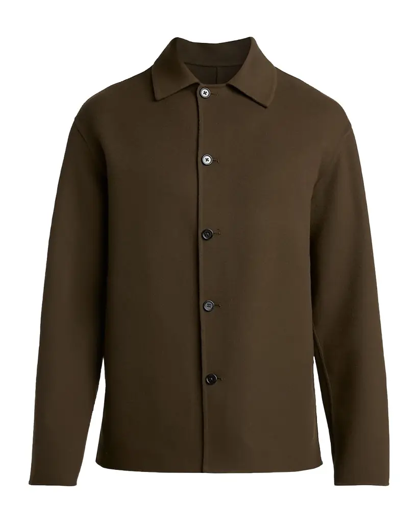 Jil Sander Men's Wool and Cashmere Shirt Jacket | Image 1 Jil Sander Men's Wool and Cashmere Shirt Jacket | Image 1