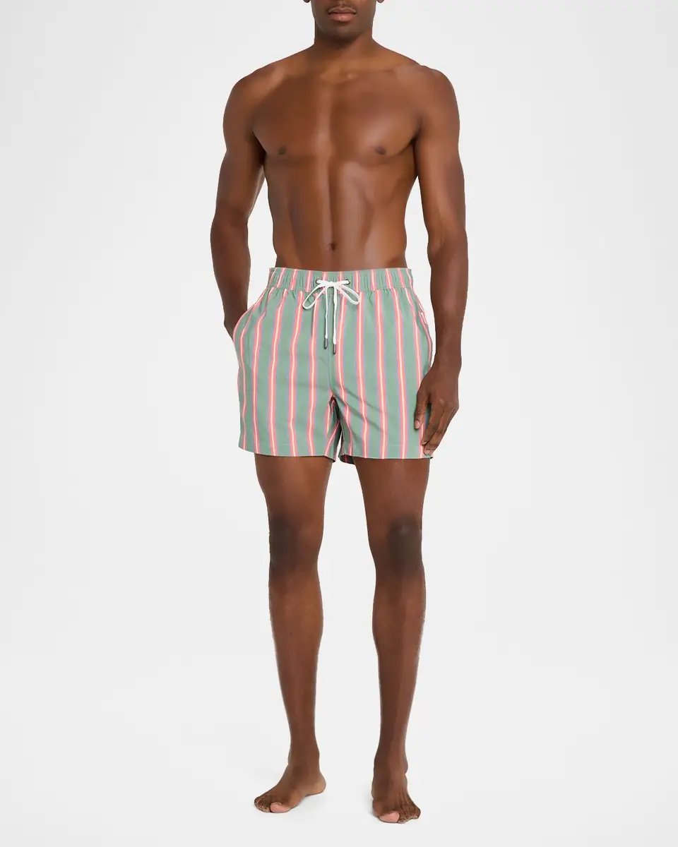 Onia Charles Striped 5 '' Swim Trunks | Thumbnail 2