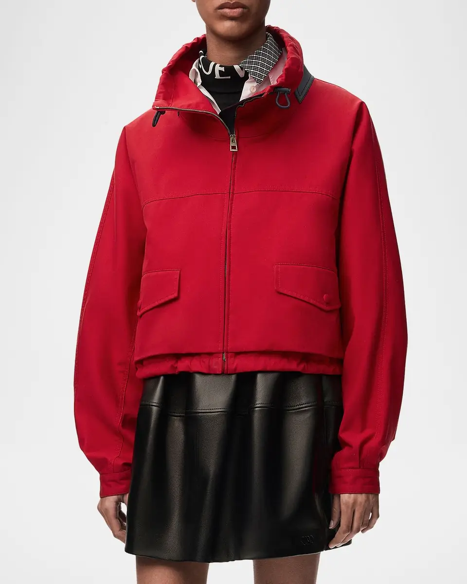 Loewe Lightweight Cropped Technical Jacket | Thumbnail 3 Loewe Lightweight Cropped Technical Jacket | Thumbnail 3