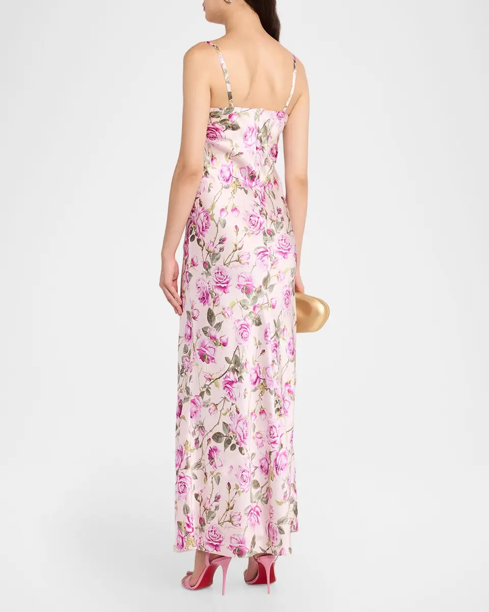 L'Agence Sayla Bias-Cut Silk Gown | Thumbnail 3 L'Agence Sayla Bias-Cut Silk Gown | Thumbnail 3