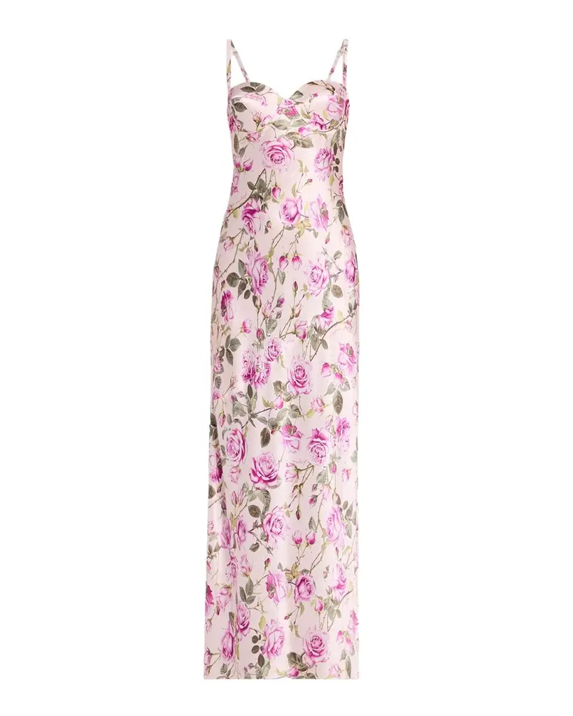 L'Agence Sayla Bias-Cut Silk Gown | Image 1 L'Agence Sayla Bias-Cut Silk Gown | Image 1