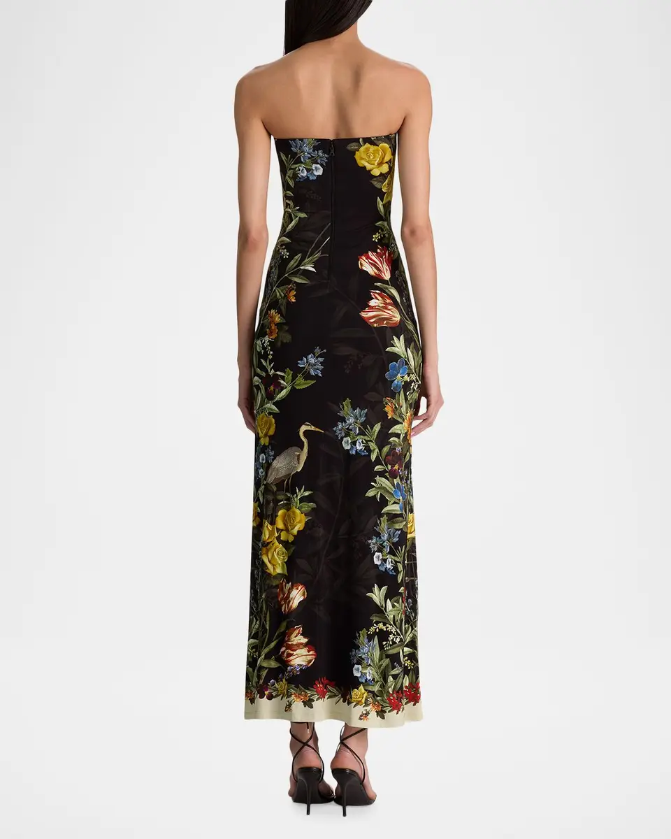 Alice + Olivia Delora Strapless Maxi Dress | Thumbnail 3 Alice + Olivia Delora Strapless Maxi Dress | Thumbnail 3