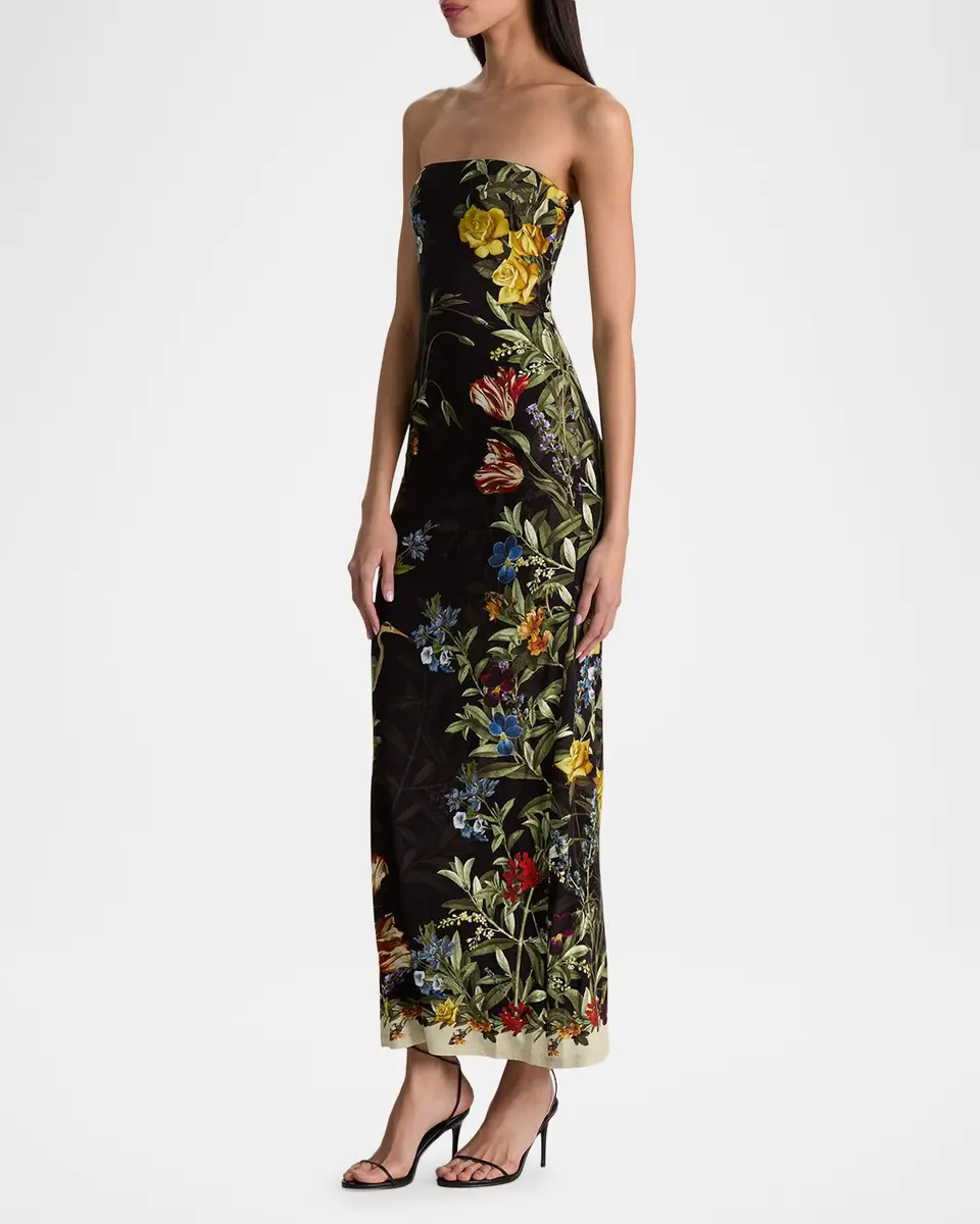 Alice + Olivia Delora Strapless Maxi Dress | Thumbnail 6 Alice + Olivia Delora Strapless Maxi Dress | Thumbnail 6