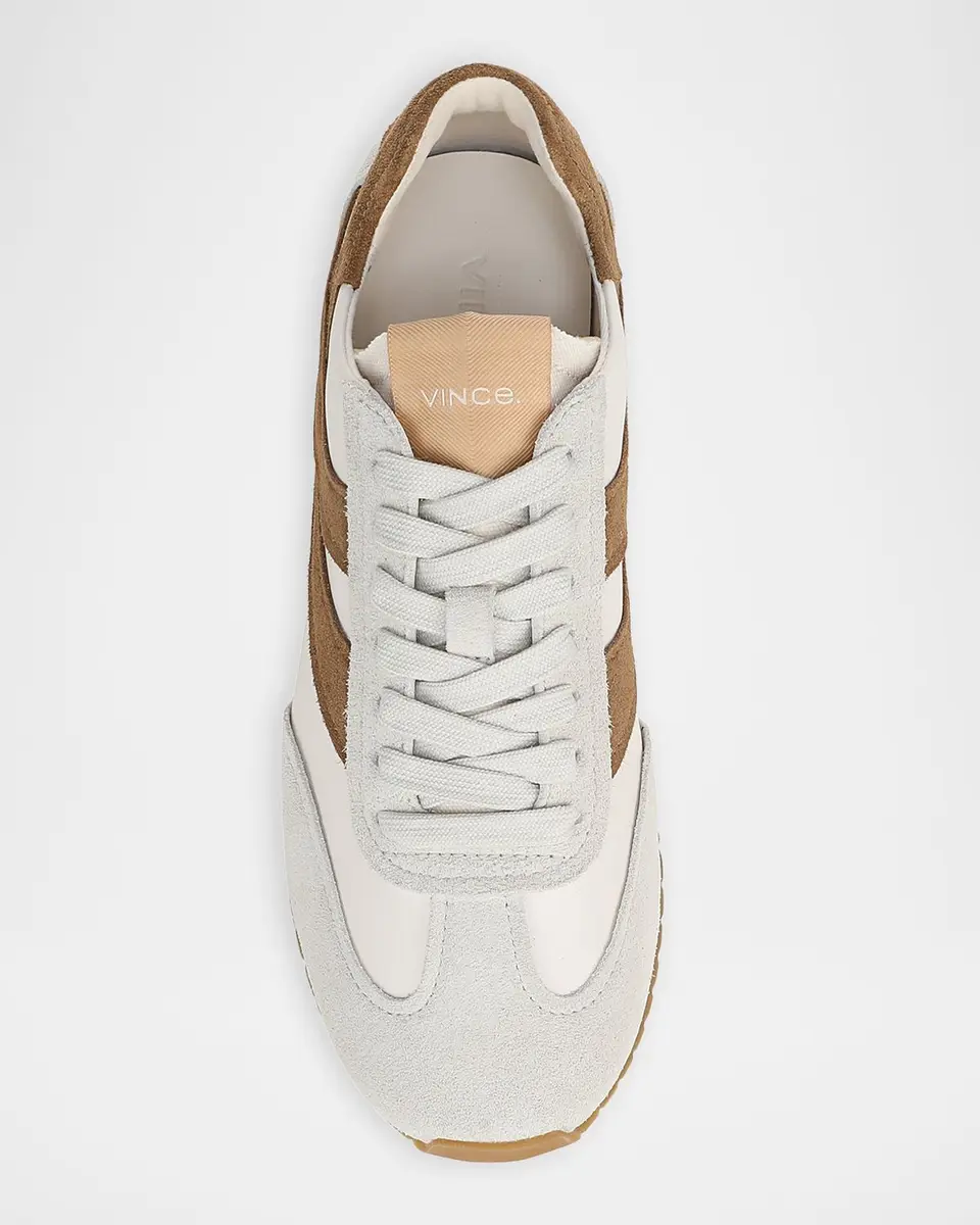 Vince Oasis Mixed Leather Runner Sneakers | Thumbnail 4 Vince Oasis Mixed Leather Runner Sneakers | Thumbnail 4