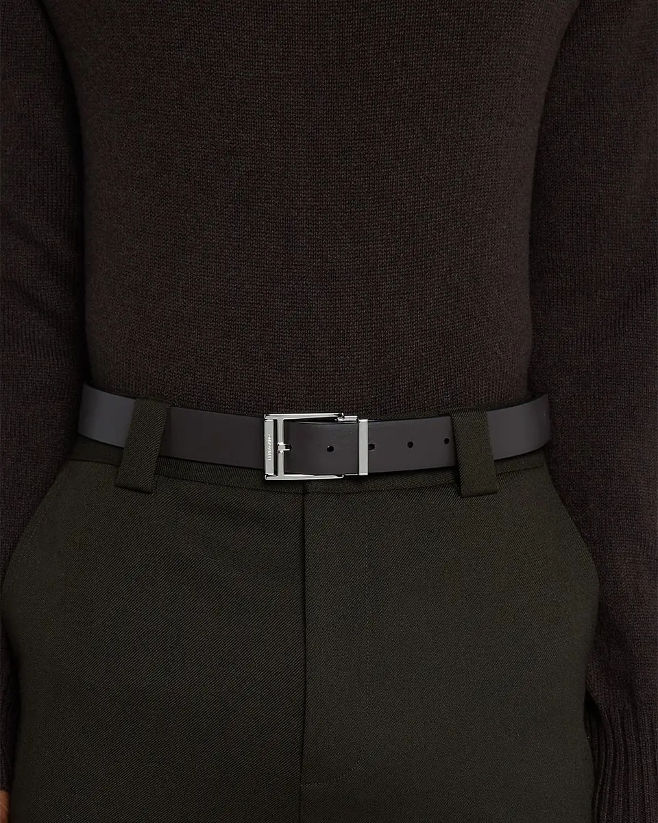 Ferragamo Men's Reversible Leather Resin-Buckle Belt | Thumbnail 3 Ferragamo Men's Reversible Leather Resin-Buckle Belt | Thumbnail 3