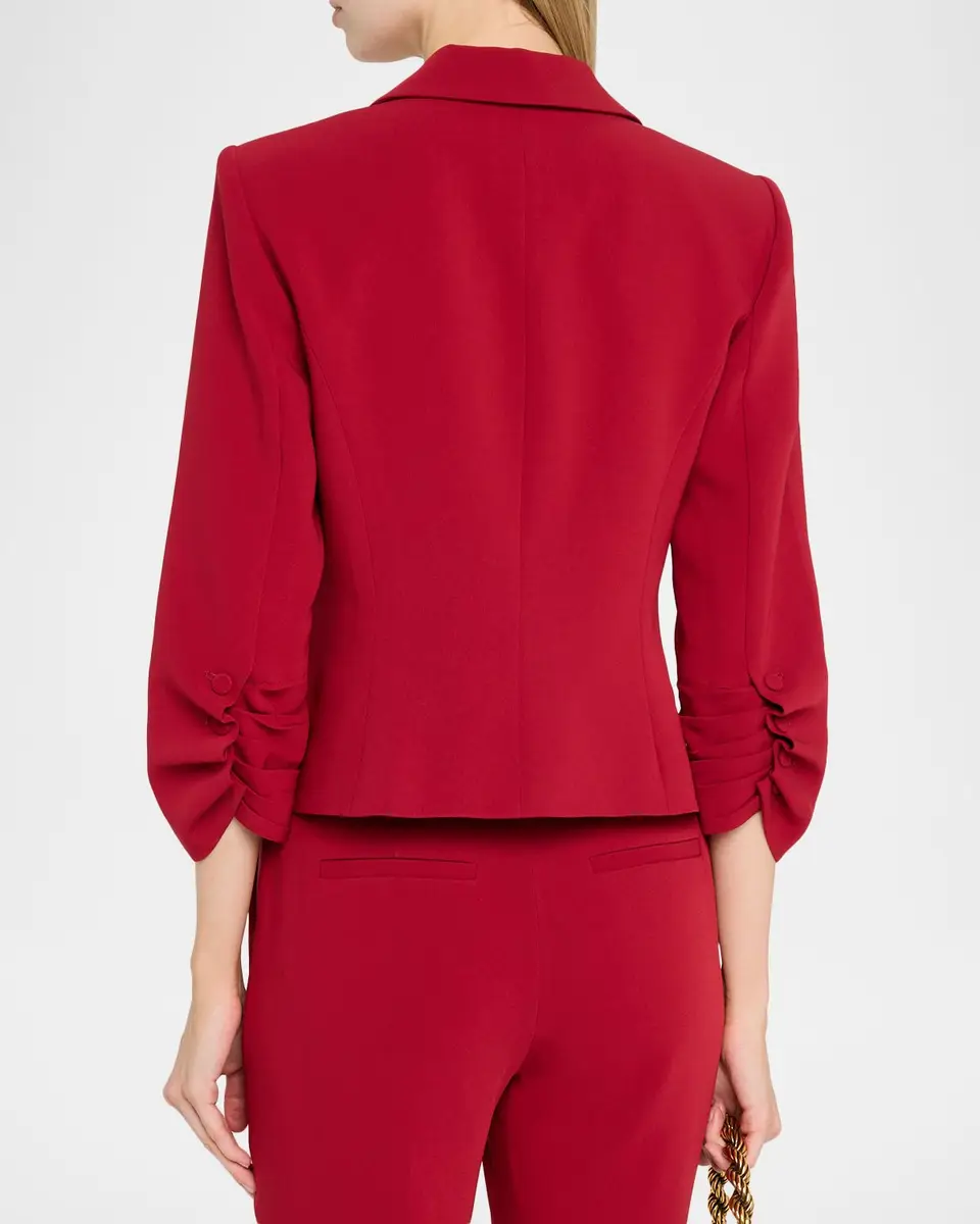 Cinq à Sept Khloe Petite Cropped 3/4-Sleeve Blazer | Thumbnail 3