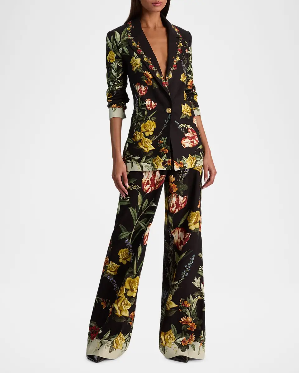 Alice + Olivia Denny Slim Boyfriend Blazer | Thumbnail 2