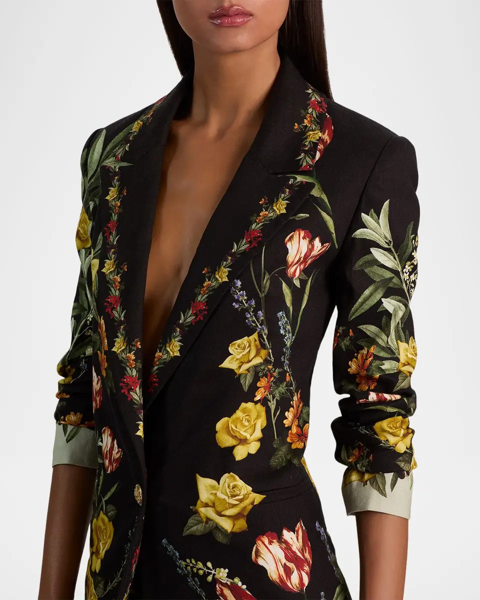 Alice + Olivia Denny Slim Boyfriend Blazer | Thumbnail 5