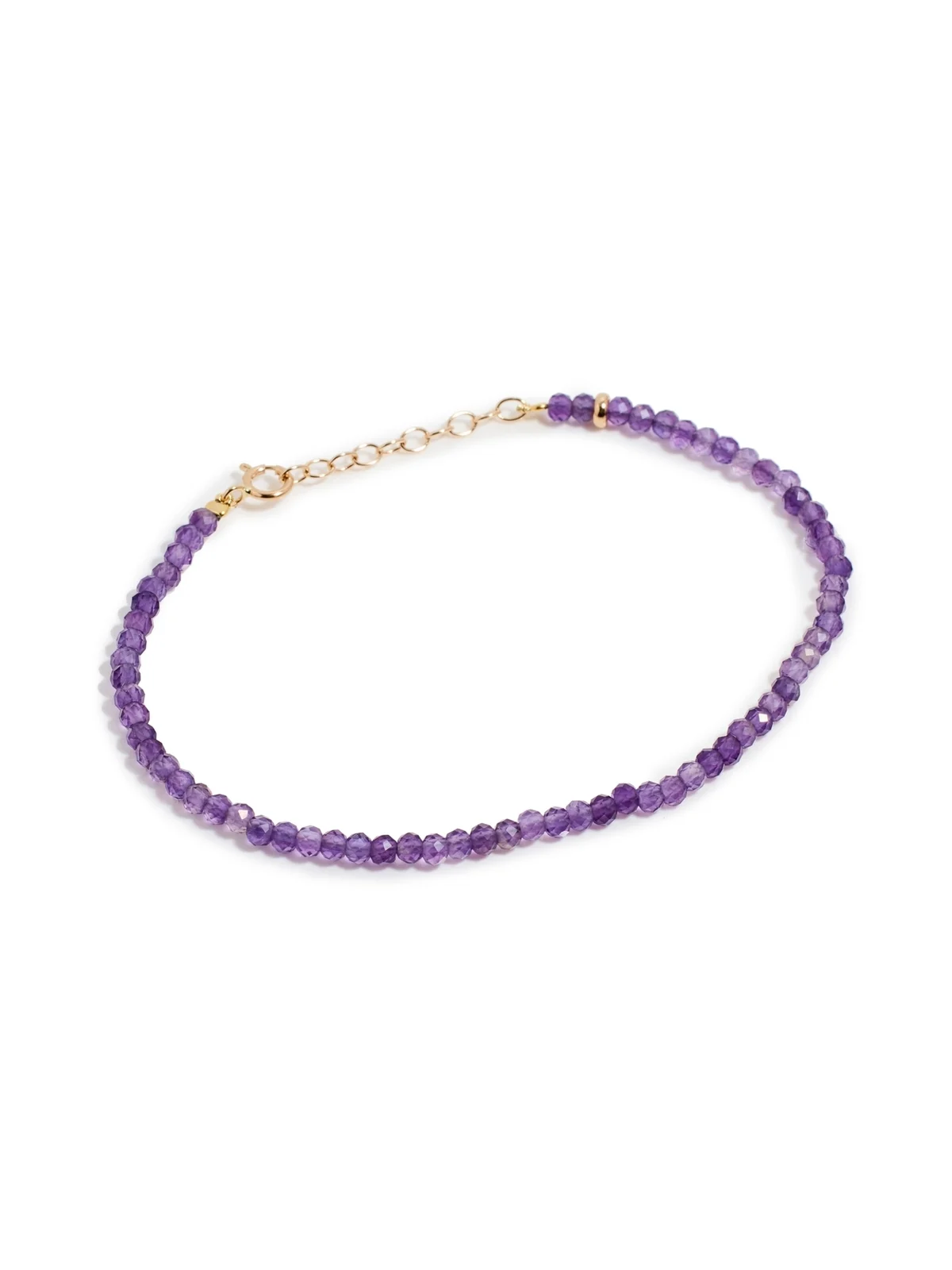 14k February Birthstone Bracelet 14k February Birthstone Bracelet
