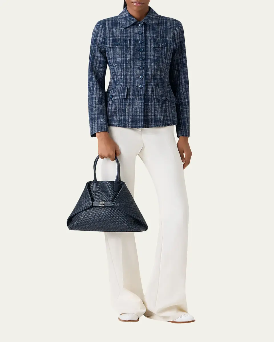 Akris Delia Buttoned Tweed Jacket | Thumbnail 2