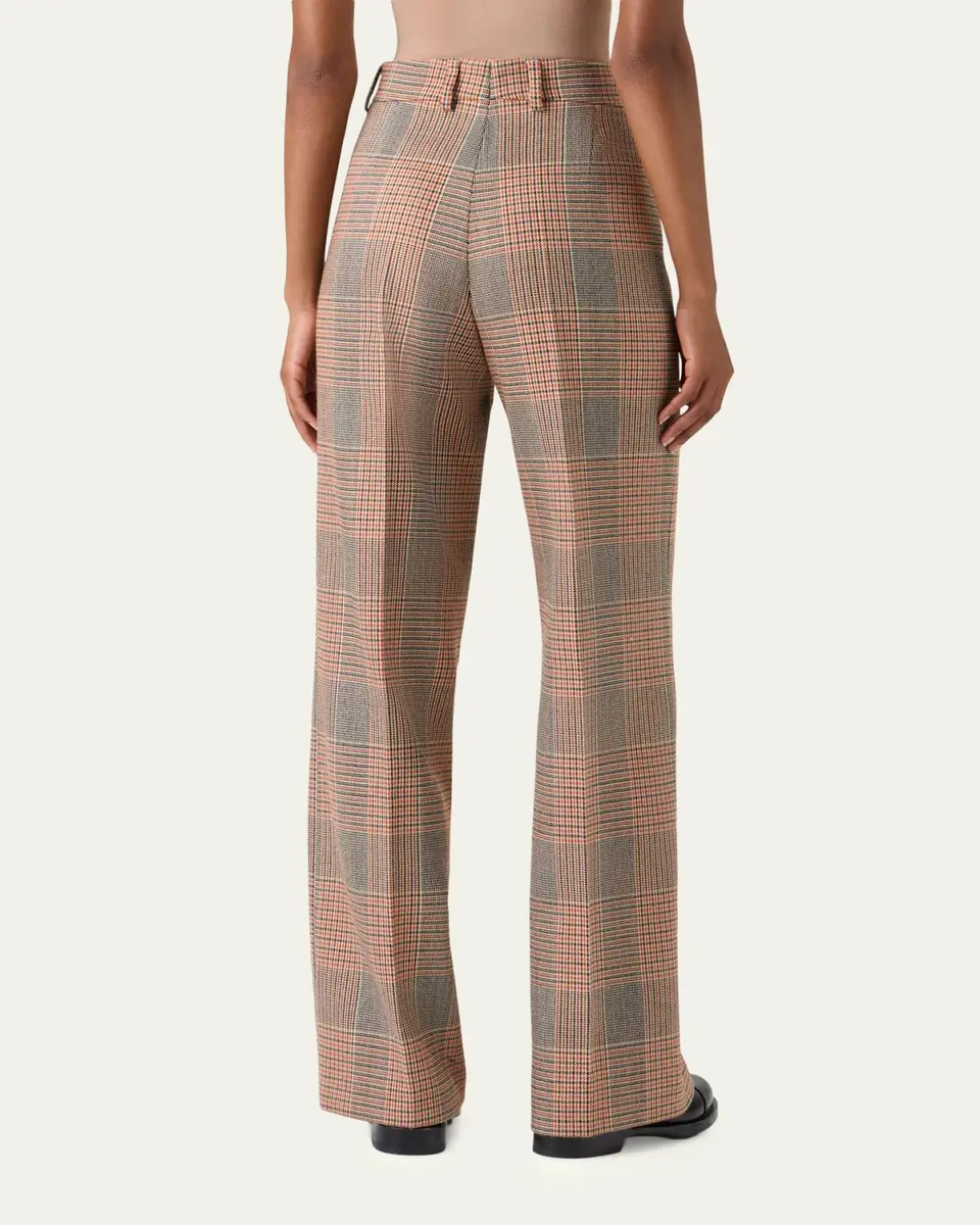 Akris punto Chiaro Glen Check Heavy Wool Twill Pants | Thumbnail 2 Akris punto Chiaro Glen Check Heavy Wool Twill Pants | Thumbnail 2