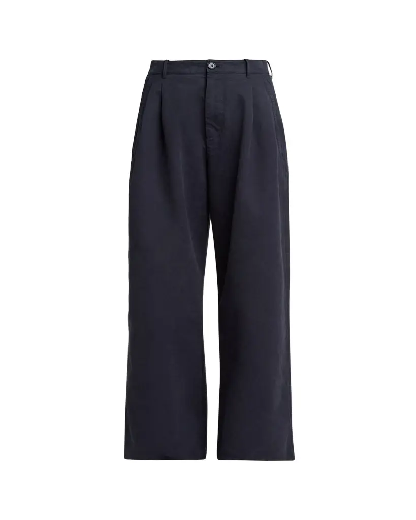 Jil Sander Pleated Cotton Wide-Leg Trousers | Image 1 Jil Sander Pleated Cotton Wide-Leg Trousers | Image 1