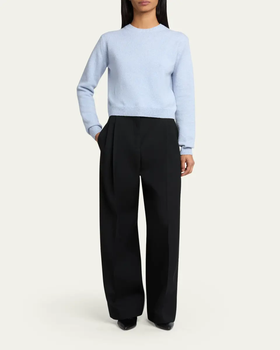 Jil Sander Wool-Cashmere Crewneck Sweater | Thumbnail 2