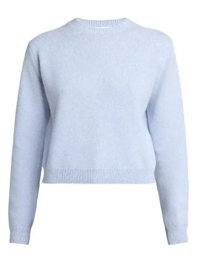 Wool-Cashmere Crewneck Sweater Wool-Cashmere Crewneck Sweater