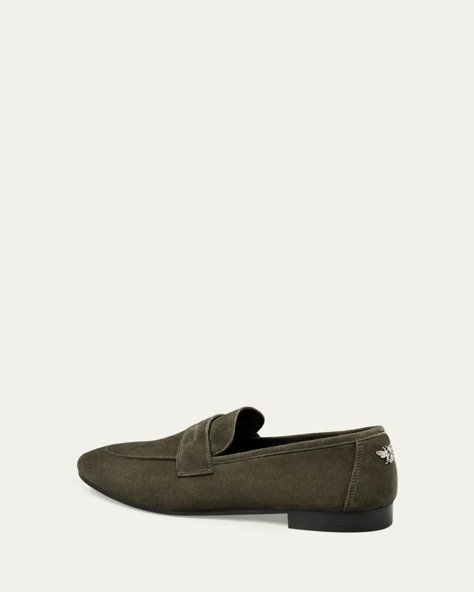 Bougeotte Flaneur Suede Penny Loafers | Thumbnail 2