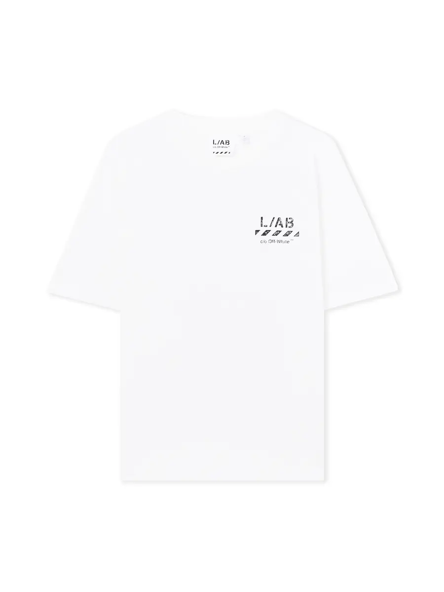 Off-White L/AB Diagonal Oversized T-Shirt | Thumbnail 2 Off-White L/AB Diagonal Oversized T-Shirt | Thumbnail 2