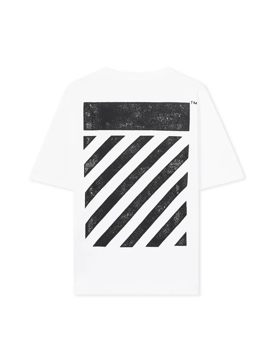 Off-White L/AB Diagonal Oversized T-Shirt | Image 1 Off-White L/AB Diagonal Oversized T-Shirt | Image 1