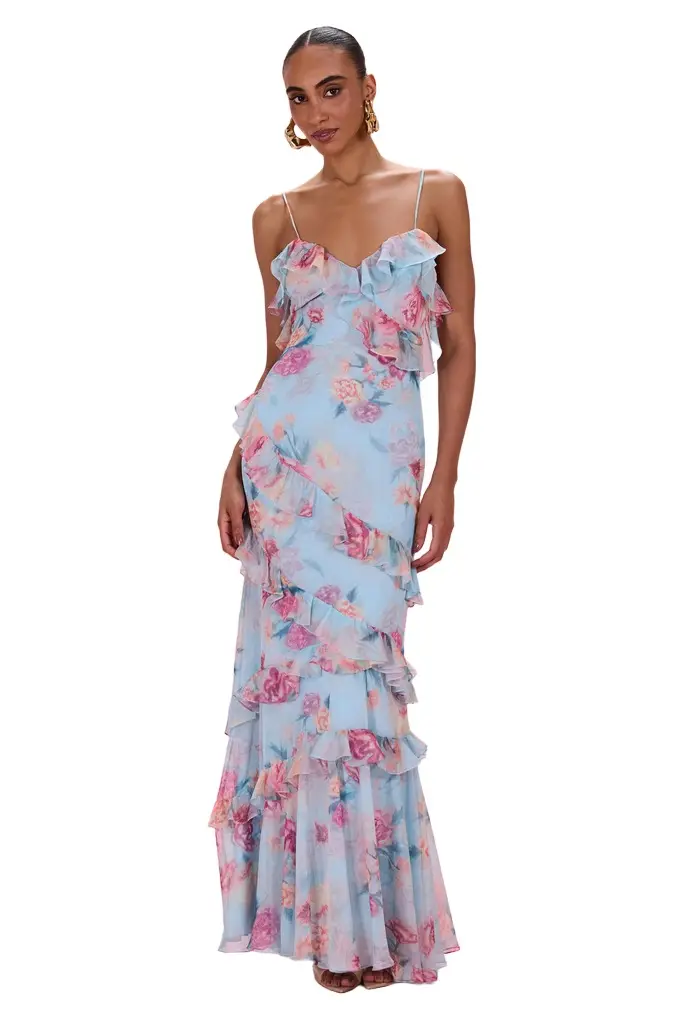 PatBo FLORA MIST MAXI DRESS | Image 1 PatBo FLORA MIST MAXI DRESS | Image 1