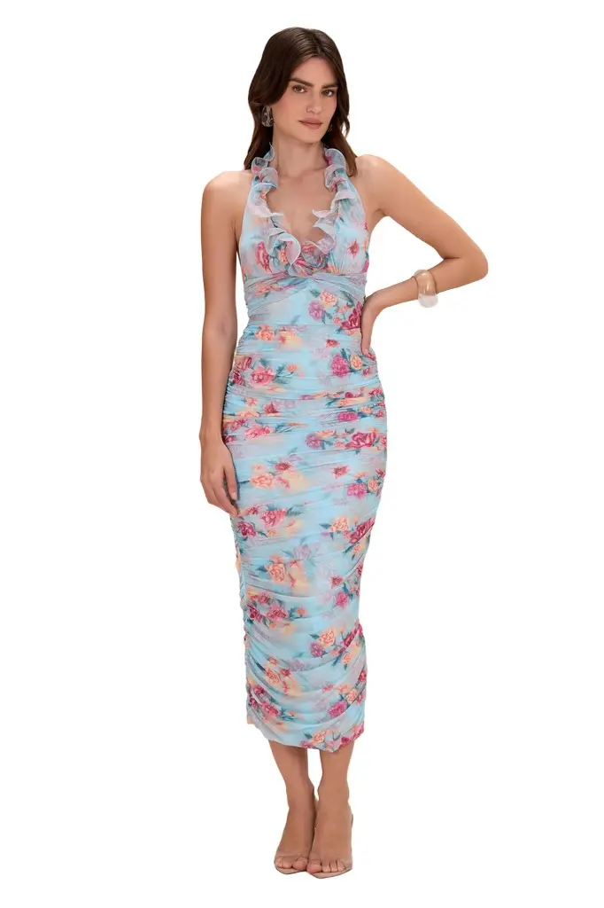 PatBo FLORA MIST MIDI DRESS | Image 1 PatBo FLORA MIST MIDI DRESS | Image 1