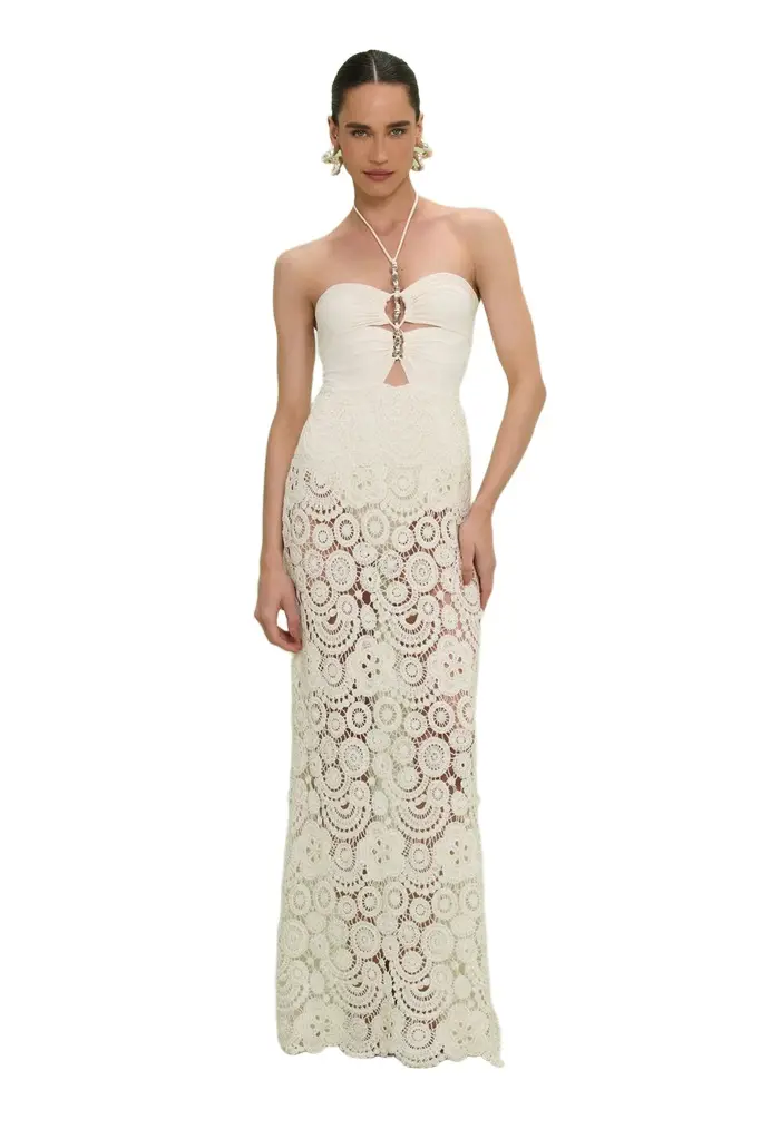 PatBo GAL EMBROIDERY MAXI DRESS | Image 1 PatBo GAL EMBROIDERY MAXI DRESS | Image 1