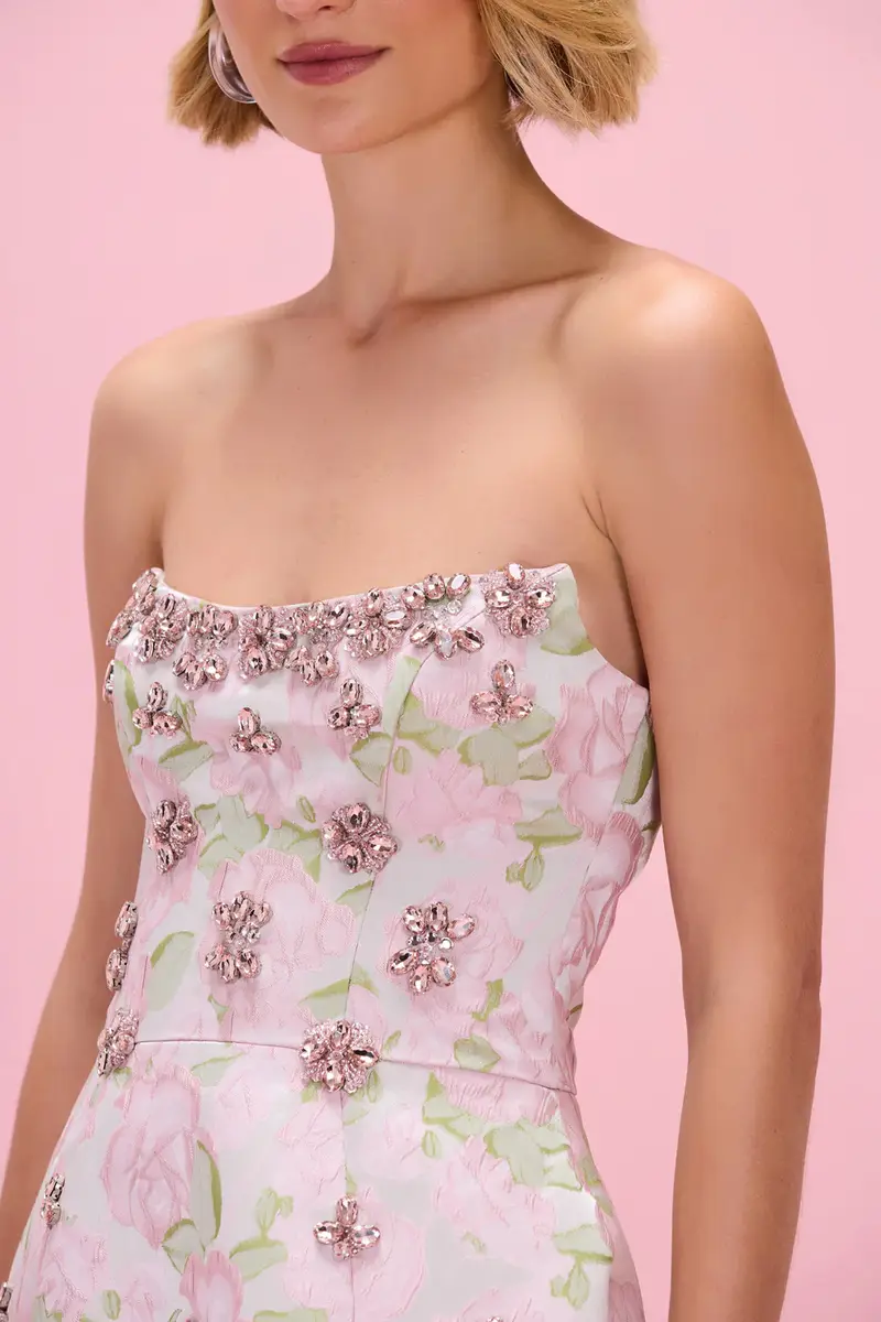 PatBo GARDEN JACQUARD EMBROIDERED MINI DRESS (no still) | Thumbnail 2