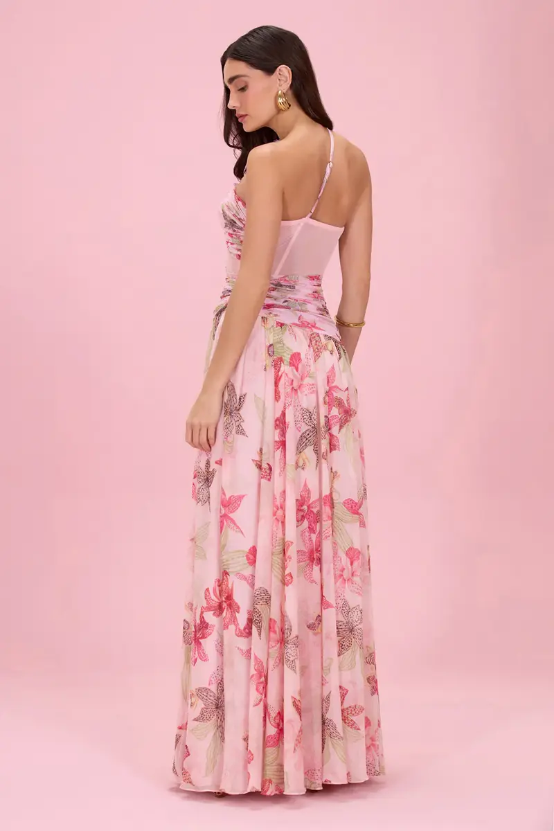 PatBo ORCHID BLOOM CHIFFON CORSET GOWN | Thumbnail 5 PatBo ORCHID BLOOM CHIFFON CORSET GOWN | Thumbnail 5