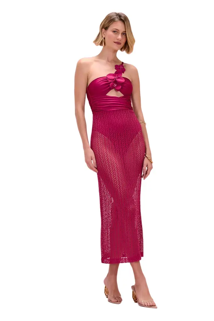 PatBo PETAL SHEEN BEACH DRESS | Image 1 PatBo PETAL SHEEN BEACH DRESS | Image 1