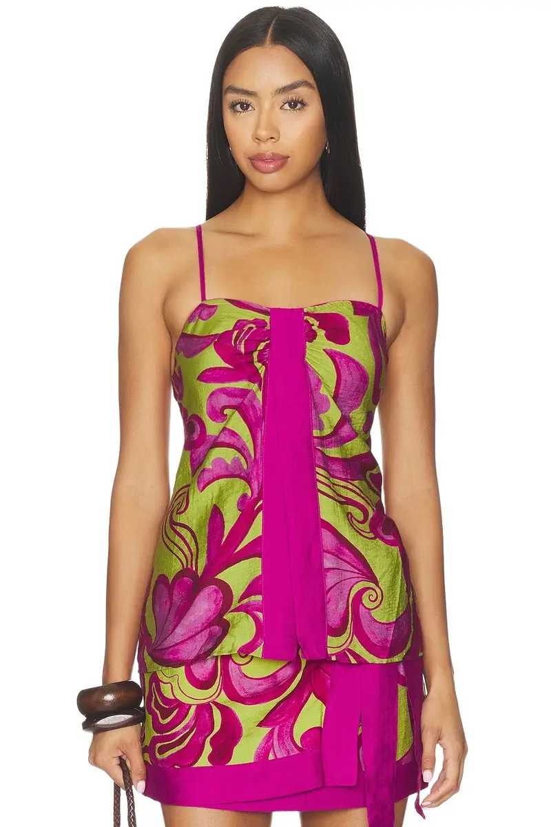 SEVEN WONDERS Catriona Split Front Top