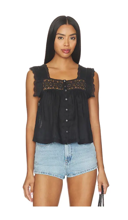 Citizens of Humanity Mia Embroidered Top | Image 1 Citizens of Humanity Mia Embroidered Top | Image 1
